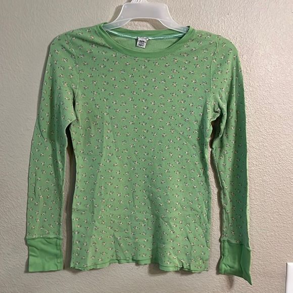 American Eagle Outfitters Tops - American Eagle Outfitters XL floral long sleeve thermal T-shirt